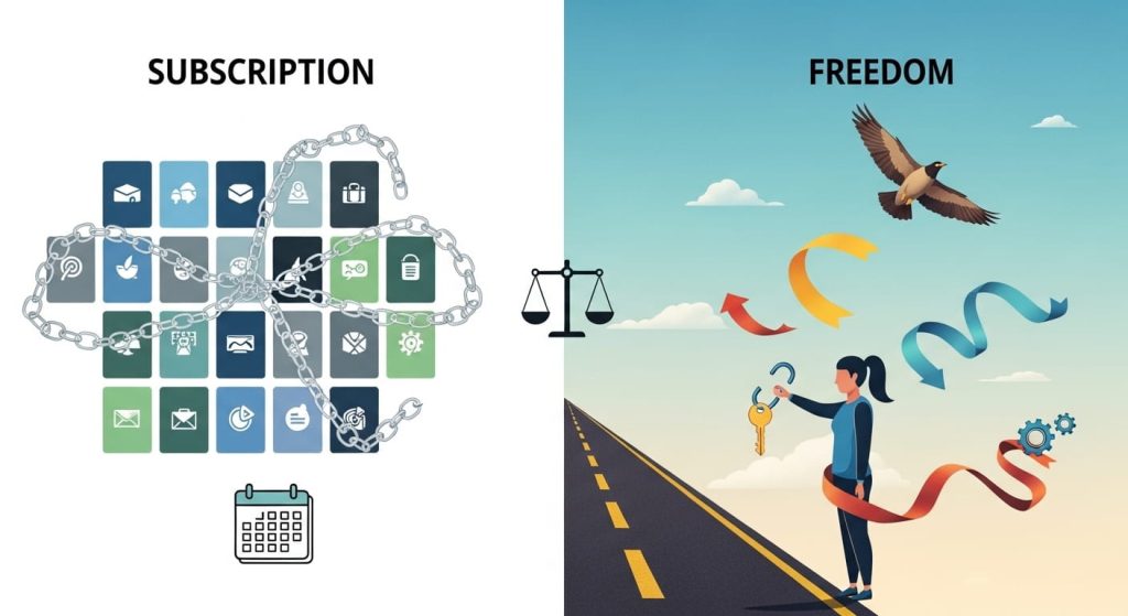 Pricing Subscription vs. Freedom