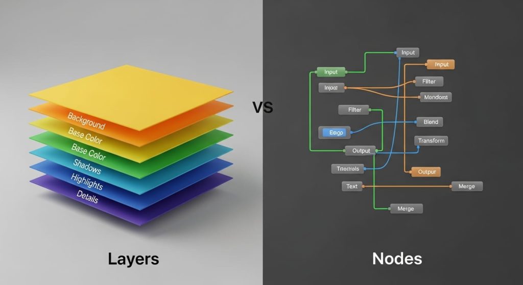 Workflow Layers vs. Nodes